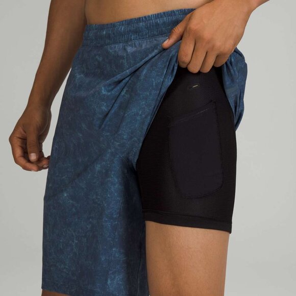 lululemon athletica Other - Lululemon Pace Breaker Short 7" Gravel Dust Iron Blue Multi Medium